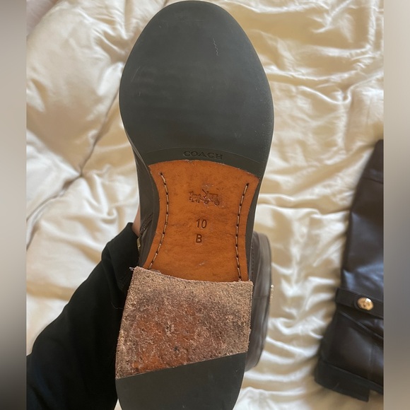 Coach Brown leather boots - Picture 7 of 10